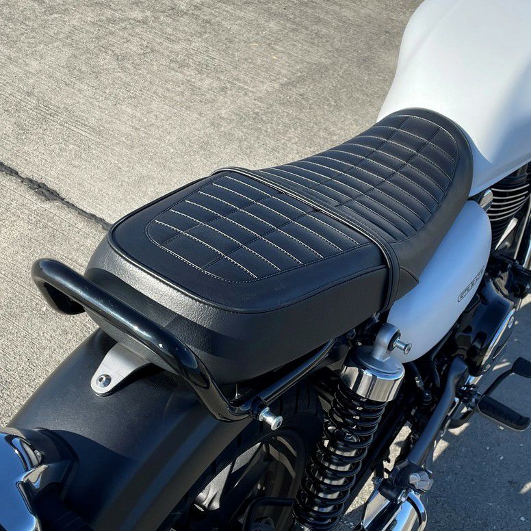GB350 ゲル入りローシート CBパターン 艶消ブラック Gシリーズ 茗荷