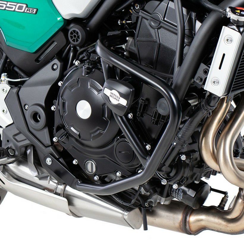 Z650RS エンジンガード パッド付 ブラック ヘプコ＆ベッカー | バイク