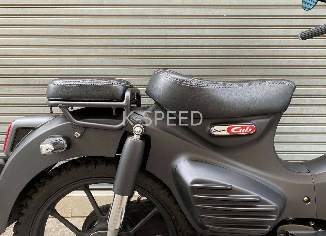 スーパーカブ C125 前後 クッション シート Diabolus ブラック K-SPEED