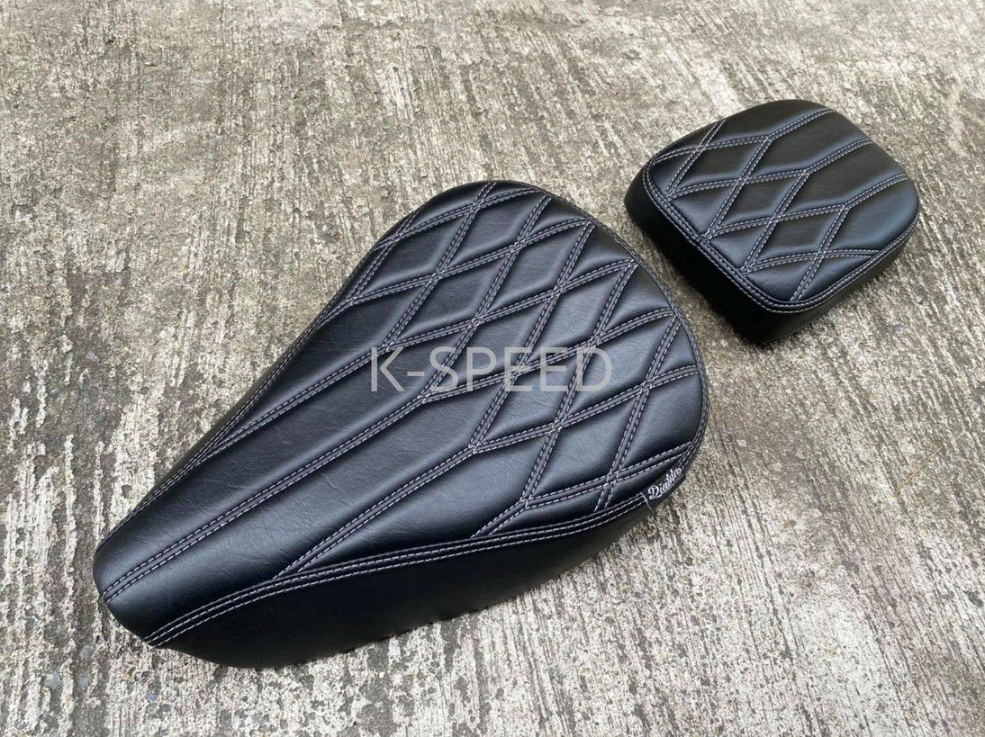 スーパーカブ C125 前後 クッション シート Diabolus ブラック K-SPEED