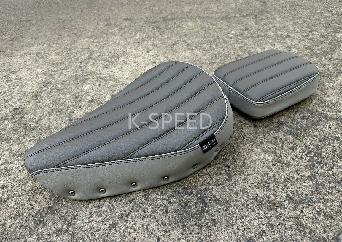 スーパーカブ C125 前後 シート Diabolus Special グレー K-SPEED
