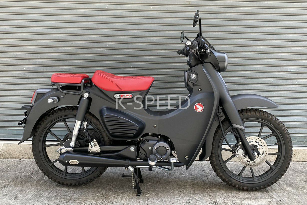 スーパーカブ C125 フルエキゾーストマフラー Diabolus ブラック
