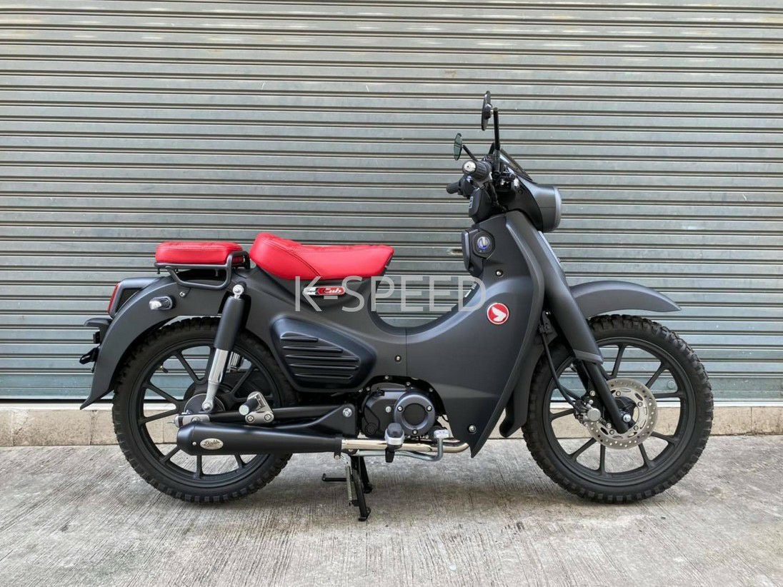スーパーカブ C125 フルエキゾーストマフラー Diabolus ブラックチップ