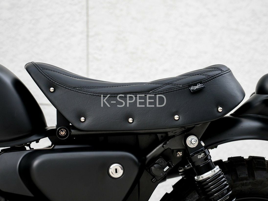 モンキー125 シート ミックスパターン Diabolus ブラック K-SPEED