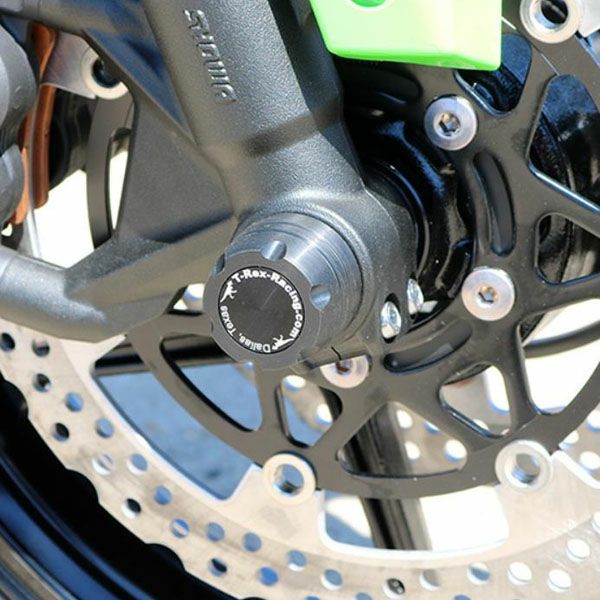 カワサキ ZX-6R/Versys 1000 フロントアクスルスライダー T-REX レーシング_1