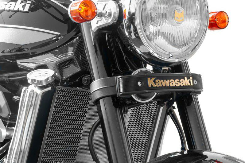 セール】Z900RS ステムエンブレム＆マウントステーセット（ゴールド 
