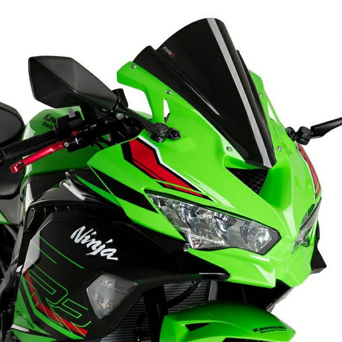 4連式スクリーン　専用です。 ZX-4R SE/RR 2023～ スクリーン グリーン 