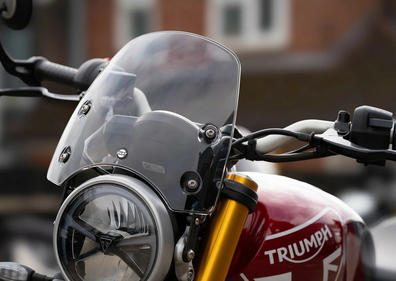 トライアンフ純正　ショートスクリーン一式 トライアンフ純正ショートサマースクリーン クリア | バイクカスタム