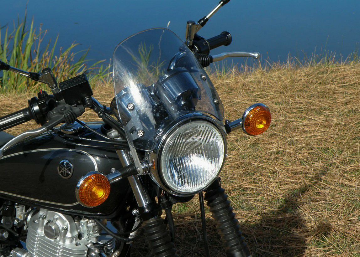 SR400/SR500 スクリーン クラシックS3 ライトスモーク DART FLYSCREEN