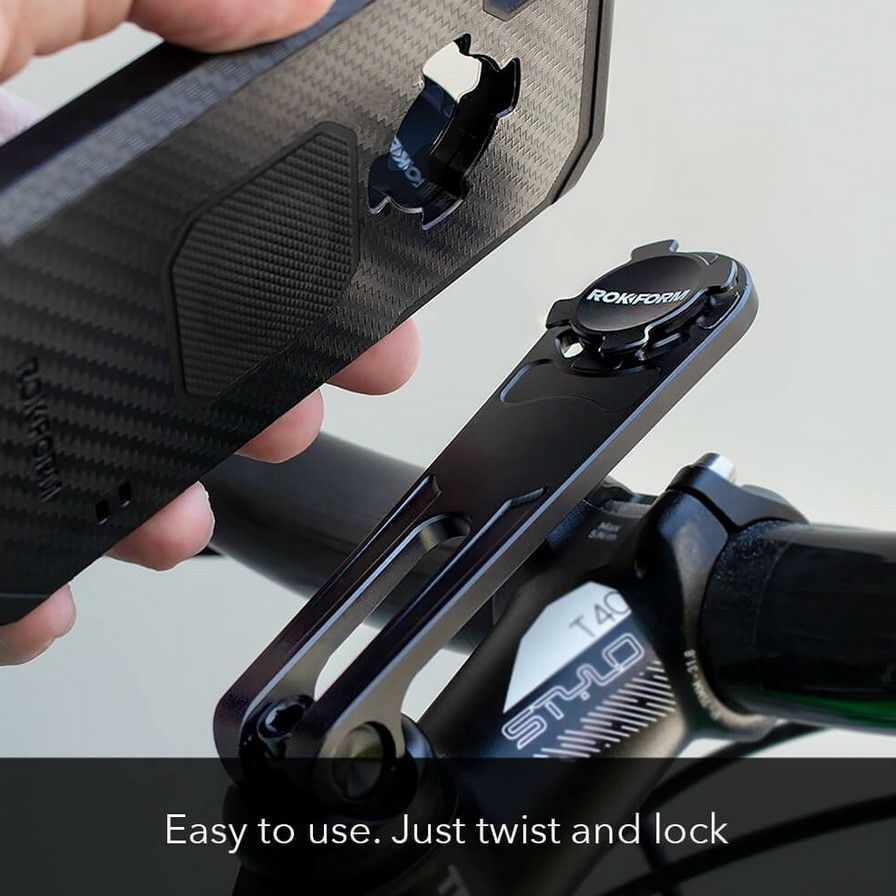 ROKFORM 自転車 ロードバイク用 スマホホルダー ステムマウント
