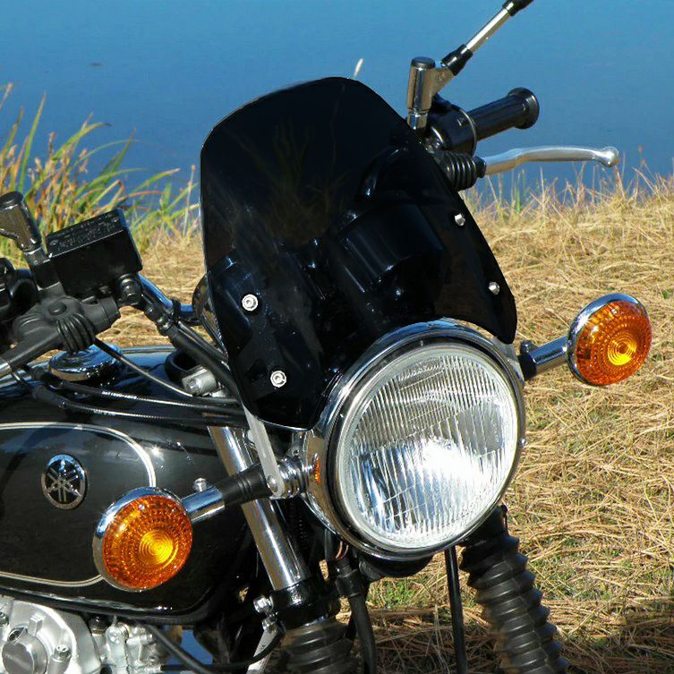 ヤマハ SR400/500 ドリルドスプロケットカバー モーターロック