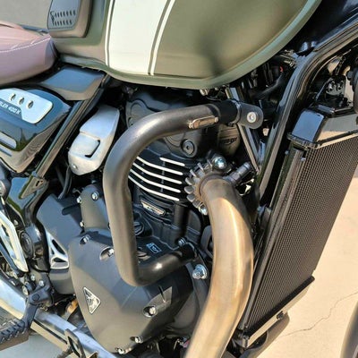 トライアンフ スクランブラー400X/スピード400 エンジンガード ブラック Omega Racer_1