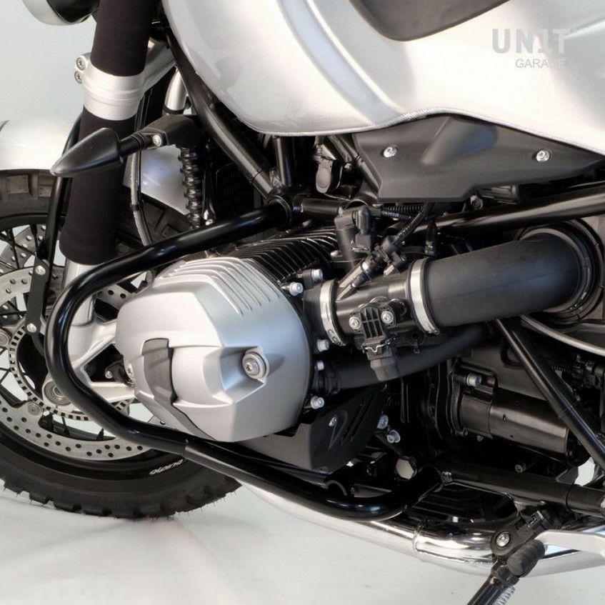 BMW RnineT 13-16 エンジンガード ブラック UNIT GARAGE | バイク