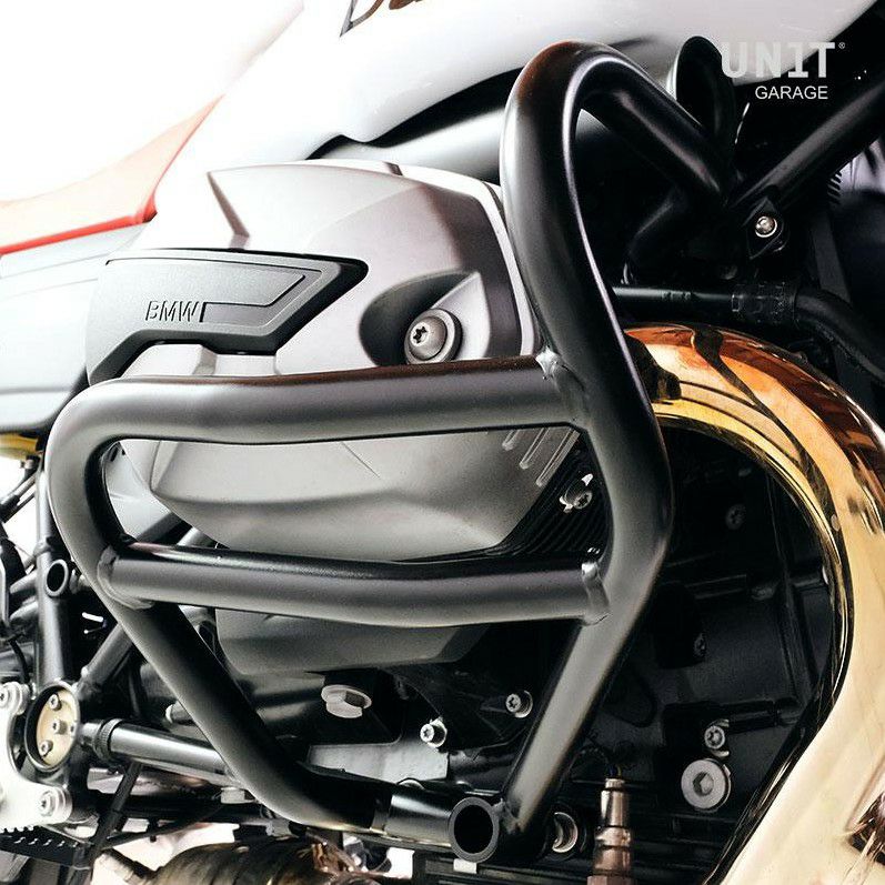 BMW RnineT シリーズ 17- エンジンガード ヘビーデューティー ブラック