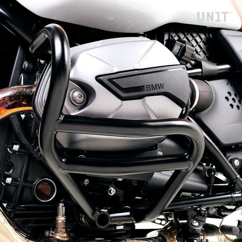 BMW RnineT シリーズ 17- エンジンガード ヘビーデューティー ブラック