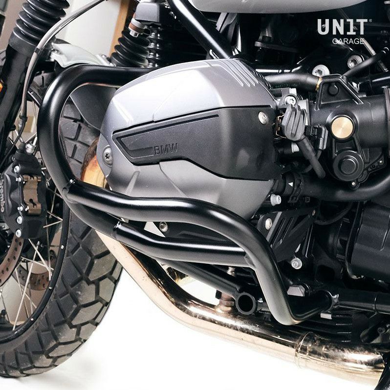 BMW RnineT シリーズ 17- エンジンガード ヘビーデューティー ブラック