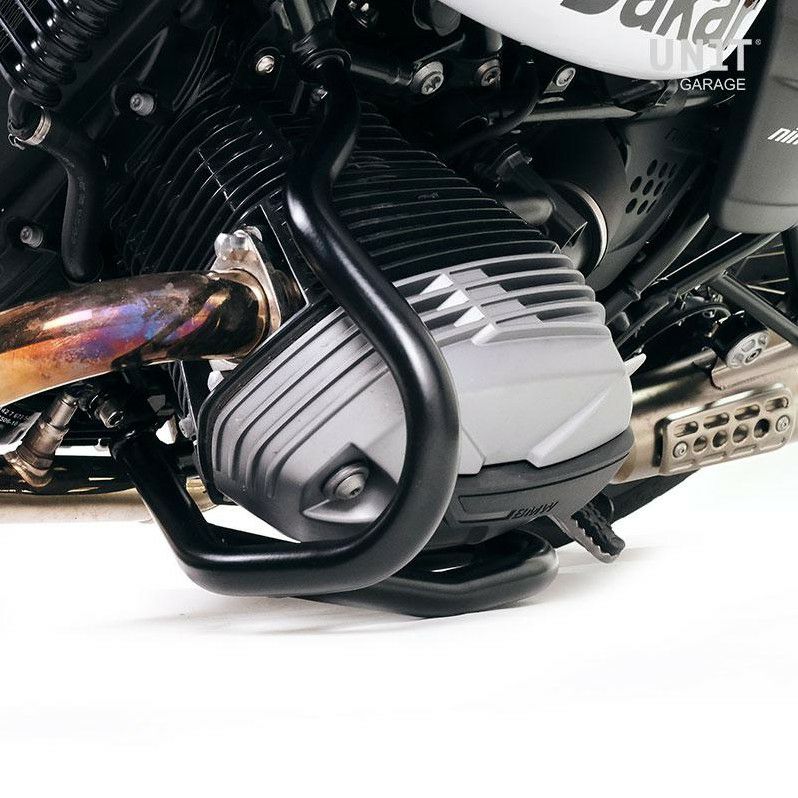 BMW RnineT シリーズ 17- エンジンガード ヘビーデューティー ブラック