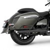 BMW R18B バガー/R18 トランスコンチネンタル 22- スリップオンマフラー  2.5インチ径 スラッシュカット ブラック フリーダムパフォーマンス_1