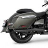 BMW R18B バガー/R18 トランスコンチネンタル 22- スリップオンマフラー  2.5インチ径 スラッシュカット ブラック フリーダムパフォーマンス_1