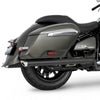 BMW R18B バガー/R18 トランスコンチネンタル 22- スリップオンマフラー  2.5インチ径 スラッシュカット ブラック フリーダムパフォーマンス_1