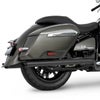 BMW R18B バガー/R18 トランスコンチネンタル 22- スリップオンマフラー  2.5インチ径 スラッシュカット ブラック フリーダムパフォーマンス_1