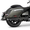 BMW R18B バガー/R18 トランスコンチネンタル 22- スリップオンマフラー  2.5インチ径 ストレートカット ブラック フリーダムパフォーマンス_1