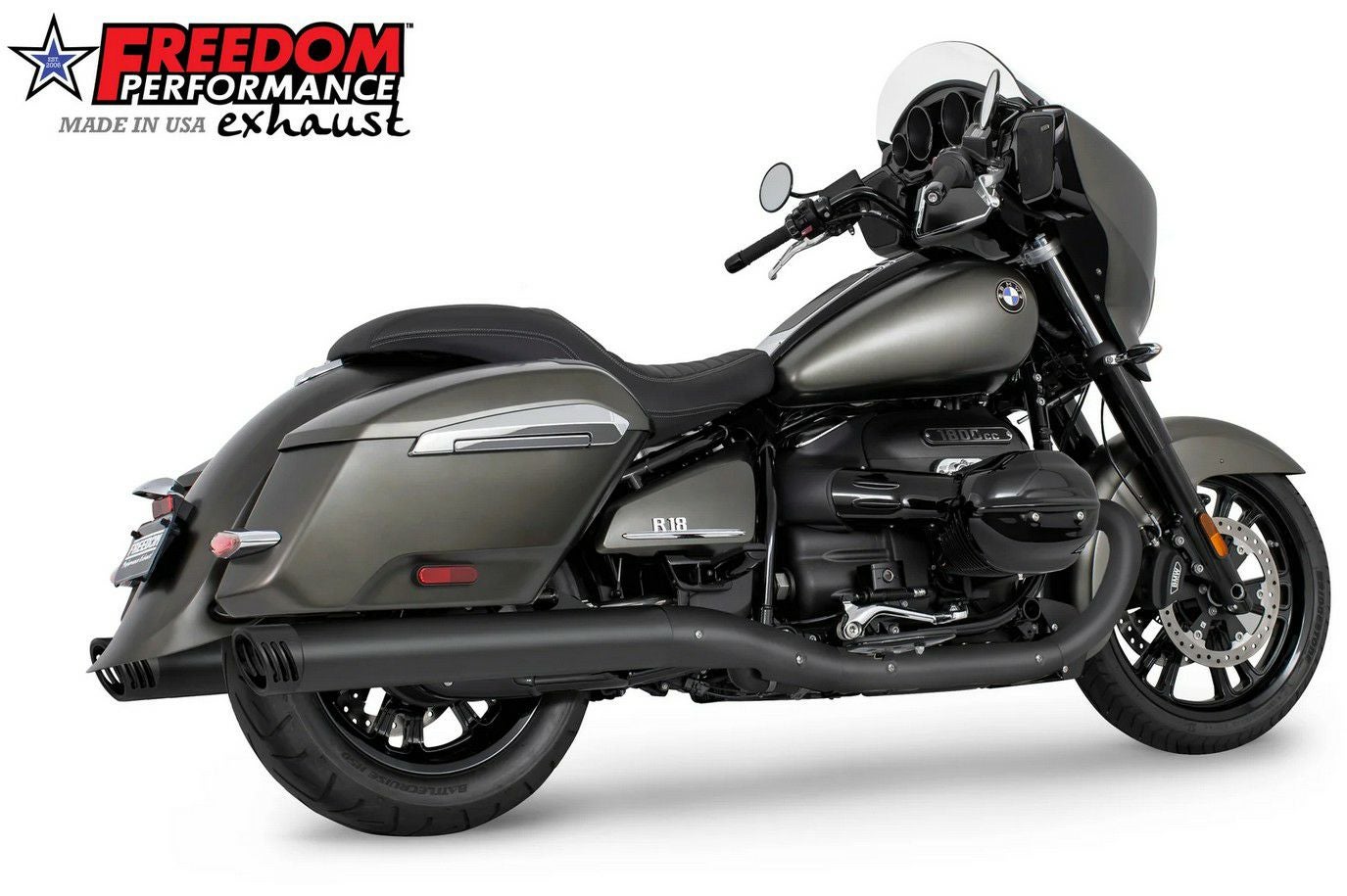 BMW R18B バガー/R18 トランスコンチネンタル 22- スリップオン