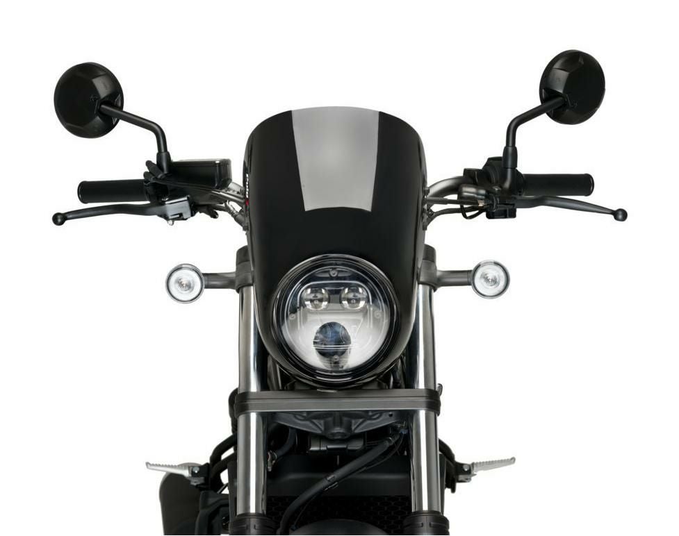 レブル250/500 20- フロントカウル フェアリング アナーキー ブラック
