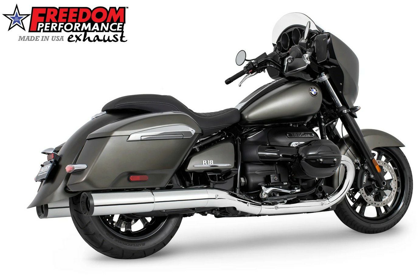BMW R18B バガー/R18 トランスコンチネンタル 22- スリップオン