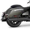 BMW R18B バガー/R18 トランスコンチネンタル 22- スリップオンマフラー  4.5インチ径 ブラック ストレートカット フリーダムパフォーマンス_1