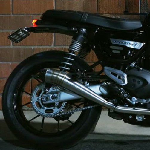 スラクストン/スピードツイン 1200 スリップオンマフラー GP カーボン