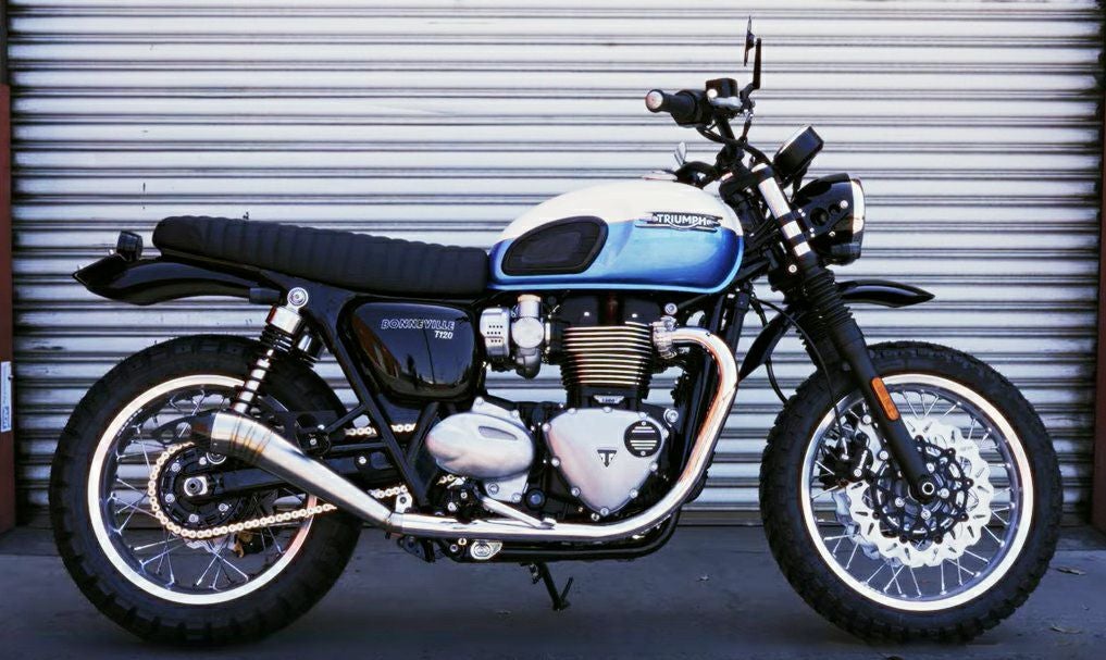 トライアンフ ボンネビルT100/T120 スリップオンマフラー GP カーボン
