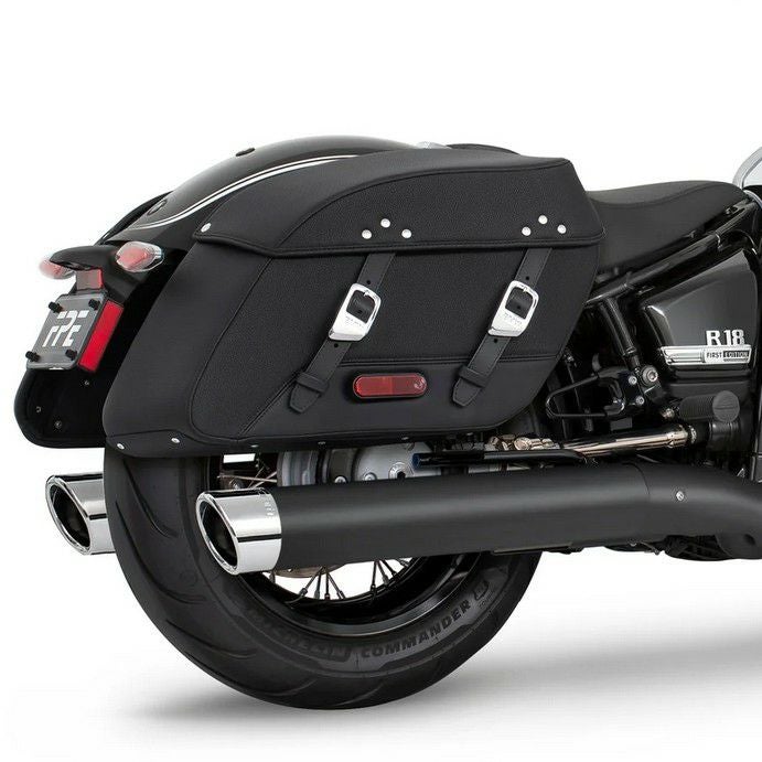 BMW R18 クラシック 21- スリップオンマフラー 4インチ径 ブラック
