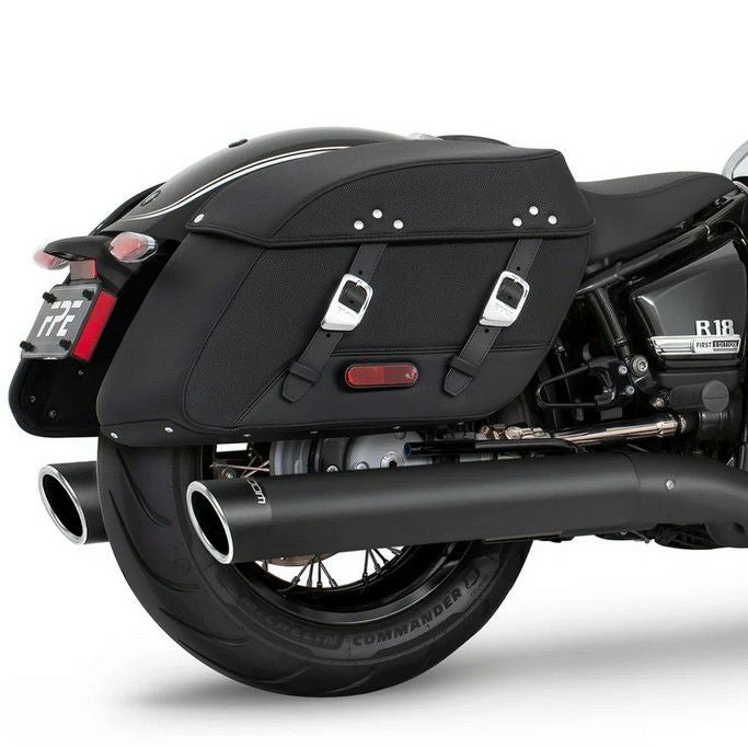 BMW R18 クラシック 21- スリップオンマフラー 4インチ径 ブラック