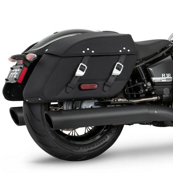 BMW R18 クラシック 21- スリップオンマフラー 4インチ径 ブラック