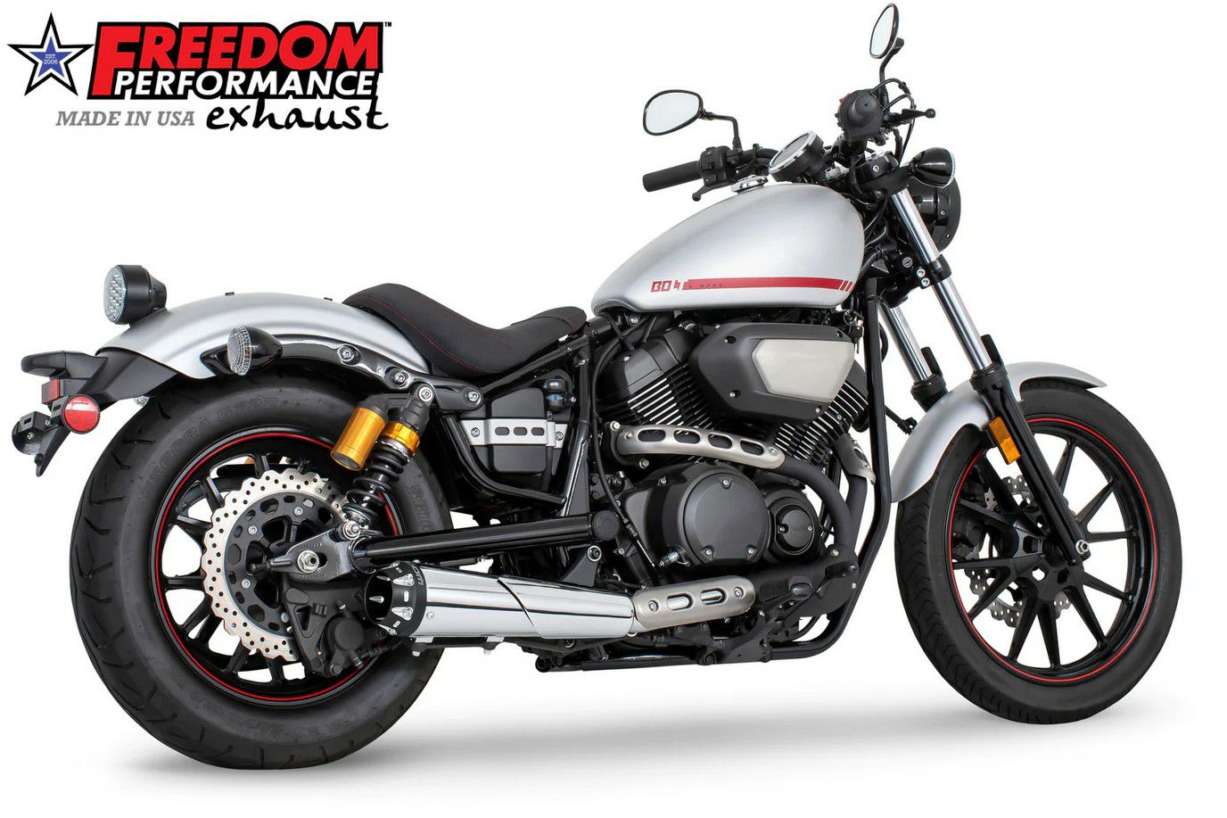 ※決まりました。ダンモト スリップオンマフラー YAMAHAボルト ヤマハ ボルト(YAMAHA Bolt)用 ダンモト スリップオンマフラー 【公式