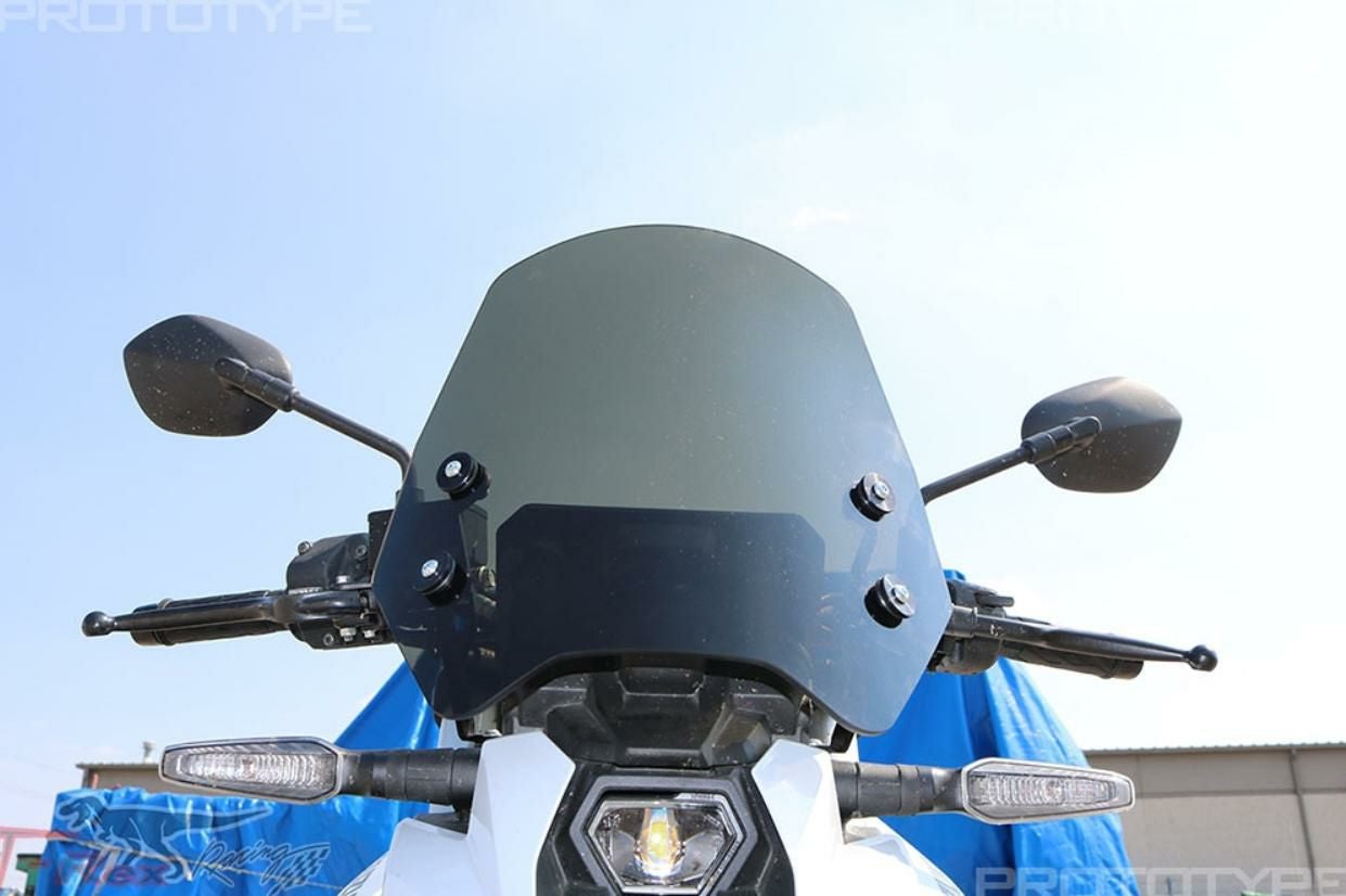 carbon8 レッドグリップ 仕様 ブルーグリップ・グリーン集光サイト付き SUZUKI GSX-8S (23-26) ウインドシールド スクリーン T-REX Racing