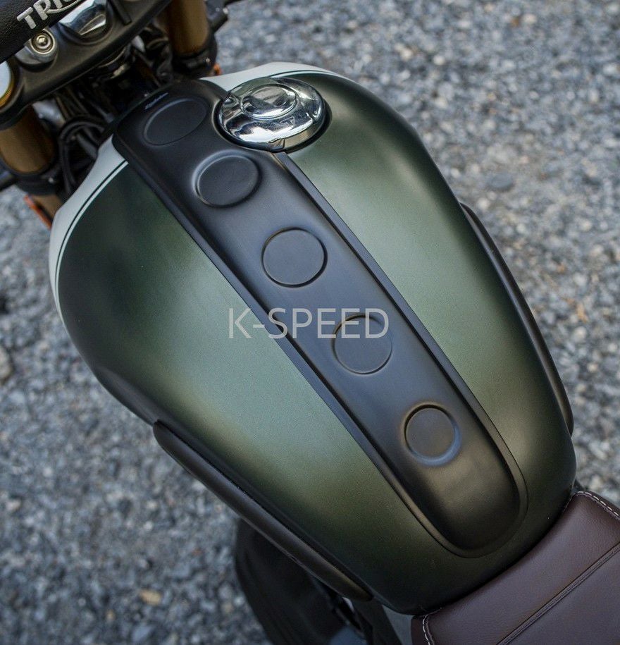 TRIUMPH ダーク仕上げ TPSカバー A9610249 トライアンフ スクランブラー400X/スピード400 タンクカバー ブラック