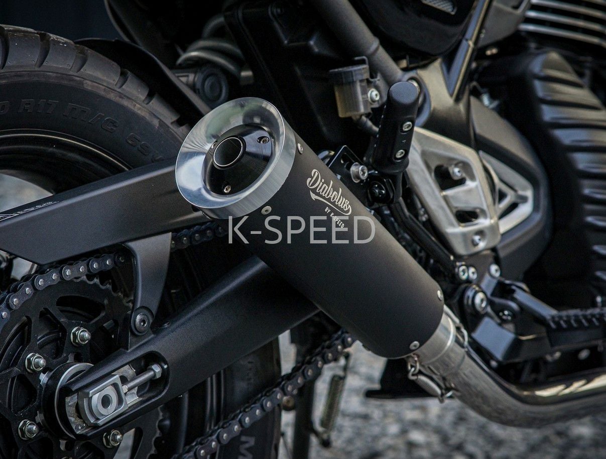 トライアンフ スクランブラー400X/スピード400 フルエキゾースト