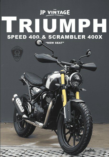 トライアンフ スピード400/スクランブラー400X シート “Brat400” Omega
