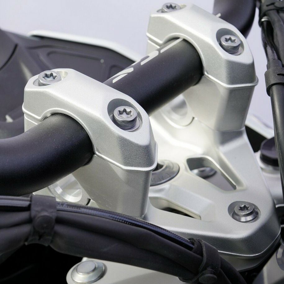 BMW R1300GS ハンドルバーライザー 35mmアップ シルバー VOIGT MOTO