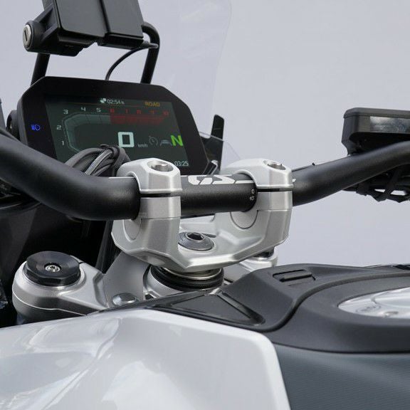 BMW R1300GS 24- ハンドルバーライザー 15mmアップ シルバー VOIGT