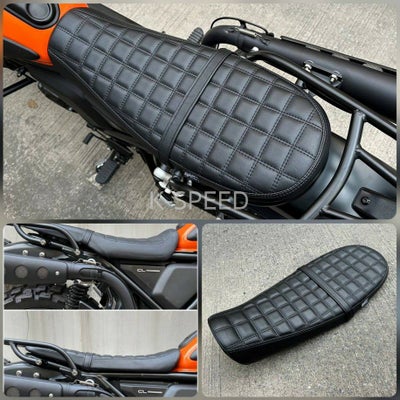 ホンダ CL250/500 クッションシートカバー(ダイヤモンドステッチ 