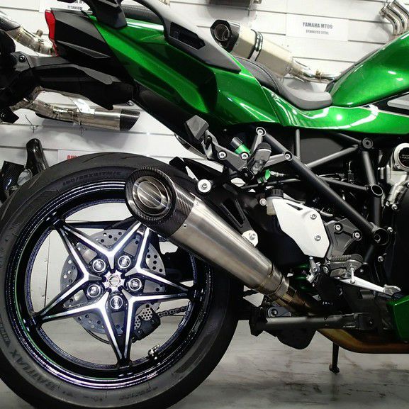 NINJA(ニンジャ) H2 SX/SE 2015-2021 スリップオンマフラー カーボン