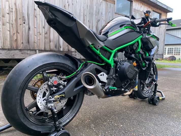 Z H2 20- チタンフルエキゾースト ブラッシュH2Rマフラー Vandemon