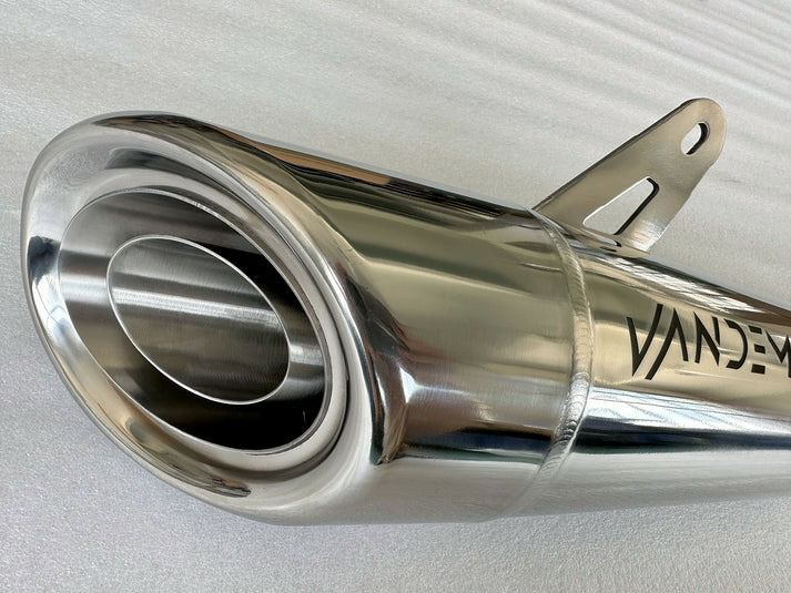 Z H2 20- チタンスリップオン ポリッシュH2Rマフラー Vandemon