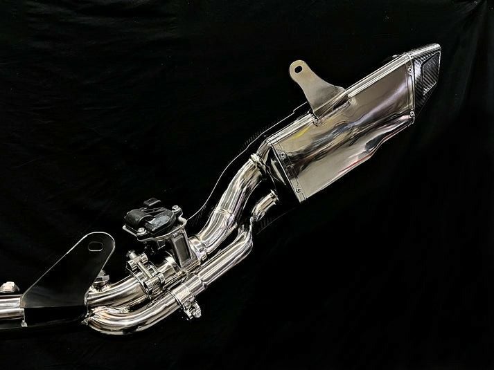 Z H2 20- ステルスEバルブ チタン フルエキゾーストマフラー Vandemon