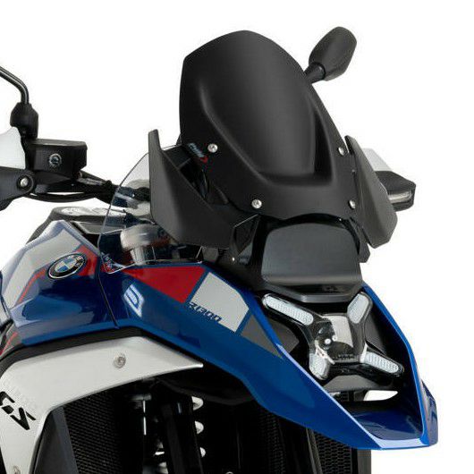 BMW R1300GS スポーツスクリーン マットブラック Puig プーチ | バイク