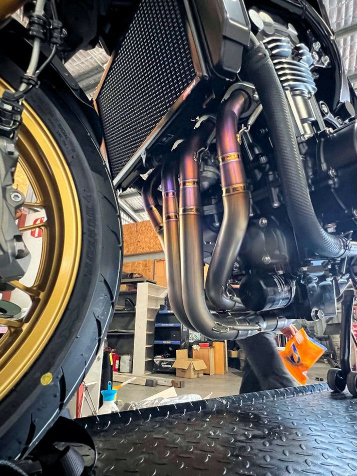 Z900RS 18- チタン フルエキゾーストマフラー 4-2-1 集合管 カーボン