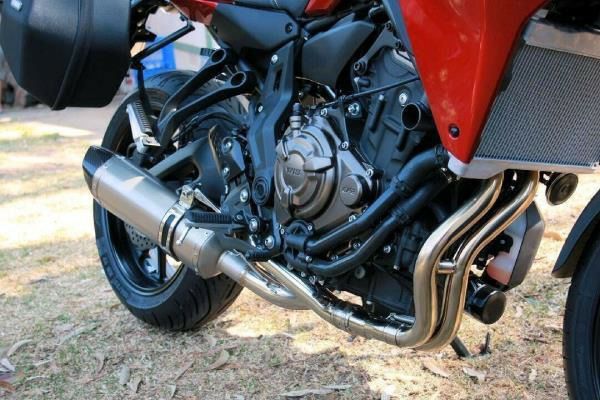 MT-07/XSR700 (14-24) ステンレス フルエキゾーストマフラー Vandemon